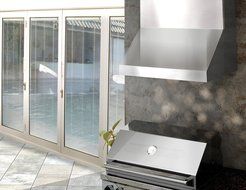 Zephyr 48W in. Cypress Outdoor Wall Mounted Range Hood