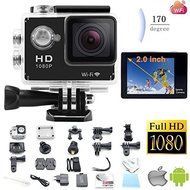 1080P WIFI Sports Camera with 2.0Inch LCD Display 12MP Wide Angle+ Full HD Mi... N2