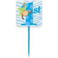 Blue Safari First Birthday Cupcake Kit for 24 N30