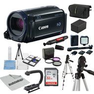 Canon Vixia HF R600 Camcorder High Definition Deluxe Bundle, Includes Filter Kit 43mm, BP718 Replacement Battery... N2