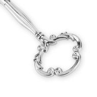 5 Sets 3 Tier MINI Flower Silver Cake Plate Stand Handle Fittings Hardware Rod Plate Stand Wedding Party Dessert... N4