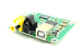 Hi-Fi CM6631A 192KHZ to Coaxial Optical SPDIF Convertor DAC Board 24bit USB 2.0 N4