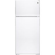 GE GPE16DTHWW 15.5 Cu. Ft. White Top Freezer Refrigerator - Energy Star