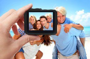 eXpo Sports Action Camera 1080P HD Underwater Camcorder Wifi Remote 20 MP 2.0 Inch LCD Display (Black)