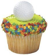 Golf Ball Cupcake Rings Party Favors (48-Pack) N2