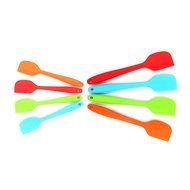 Peicees 8pcs Silicone Spatula for Cake Cream Pastry Butter Batter Mixing Cooking Baking N4