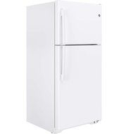 GE GTE18ETHWW 18.2 Cu. Ft. White Top Freezer Refrigerator - Energy Star N2