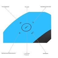 Efans Wireless SoundBox Bluetooth 3.0 + EDR Speaker Handsfree with NFC Function Blue N7