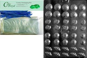Cybrtrayd N033 Tiny Shell Assortment Chocolate Candy Mold with Exclusive Cybrtrayd Copyrighted Chocolate Molding...
