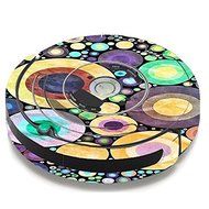Skin Decal Vinyl Wrap For IRobot Roomba 650 655 Vacuum / Abstract Circle Canvas