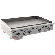 Vulcan MSA48-30 Heavy Duty Gas Griddle 48" W x 30" D plate countertop 108,000 BT