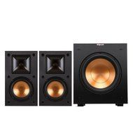 Klipsch R-14M Reference Monitor Speakers with R-10SW 10" Powered Subwoofer (Black) N6