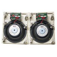 White 2-Way 8" inch 150 Watt 6 Ohms In-Wall Home Theater Speaker (pair) 150W