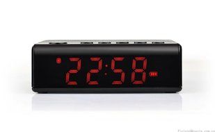 Rechargeable Digital Alarm Clock Radio with Speaker LED Display FM Mp3 TF Player N2