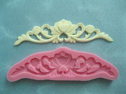 Anyana Vintage Decorative Pattern Silicone Fondant Mold Cake Decorating Pastry Gum Pastry Tool Kitchen Tool Sugar... N4