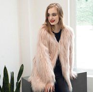 Outerwear,Morecome Ladies Warm Faux Fur Fox Coat Jacket Winter Outerwear N13