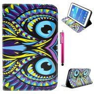 Tab 4 7.0 Case, Firefish Damage Resistance Case Premium PU Leather Wallet Card Slots Kickstand Feature Case for... N13