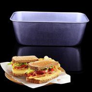 DUFUSTORE 1pcs Large Rectangle Aluminum Box Loaf Tin for Home Bread Cake Baking Bakeware N2