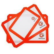 Genround Silicone Baking Mats (Set of 3) - 2 x Large Half Sheet, 1 x Small Quarter Sheet - Non Stick Heat Resistant... N2