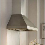 Vent-A-Hood Emerald Series SLDH14-236 SS 36" Chimney Style Wall Mount Hood With 600 CFM Inline Blower Magic Lung...