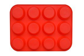 Best Silicone Cupcake Muffin Mold by Daisy's Dream - 12 Cups Silicone Pan / Baking Tray - Easy to Use - Simple... N5