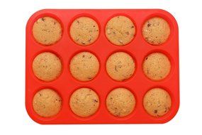 Best Silicone Cupcake Muffin Mold by Daisy's Dream - 12 Cups Silicone Pan / Baking Tray - Easy to Use - Simple... N6