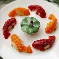 Shopline Plastic 3D Koi Fish Cake Chocolate Mould Jelly Handmade Sugarcraft Mold (Small koi fish) N4