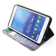 Tab 4 7.0 Case, Firefish Damage Resistance Case Premium PU Leather Wallet Card Slots Kickstand Feature Case for... N36