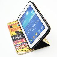 Tab 4 7.0 Case, Firefish Damage Resistance Case Premium PU Leather Wallet Card Slots Kickstand Feature Case for... N37