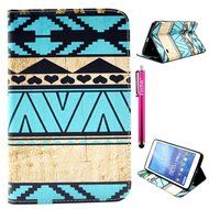 Tab 4 7.0 Case, Firefish Damage Resistance Case Premium PU Leather Wallet Card Slots Kickstand Feature Case for... N38