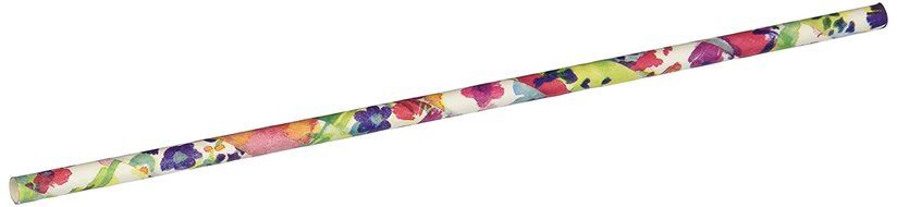 Floral Paper Straws, Set of 30 N2