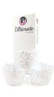 100pcs Cupcake Wrappers - White Shimmering Decorative Vine Lace Liner Wrapper by Ultimate Hostess - Versatile... N8