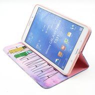 Tab 4 7.0 Case, Firefish Damage Resistance Case Premium PU Leather Wallet Card Slots Kickstand Feature Case for... N42