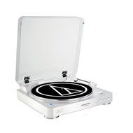 Audio Technica AT-LP60-BT Automatic Wireless Turntable - White (Certified Refurbished)