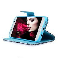 S7 Edge Case,Samsung Galaxy S7 Edge Case - Wallet Folio Flip Premuim PU Leather Case Colorful Print Design with... N6