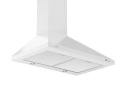 Ancona WPPW430 Wall-Mounted Classic Pyramid Style Convertible Range Hood, 30-Inch, White N15