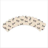 Prancing Horse Paper Cupcake Wrappers for Standard Size Cupcakes 24ct