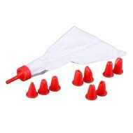 DIY Icing Piping Decorating Cake Pastry Bag Sugarcraft Tool Nozzle Tip 10 Kit