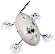 Zadro Shower Bug AM/FM Radio with Clock, Pink N5