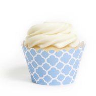 Dress My Cupcake Lavender Spanish Tile Cupcake Wrappers, Set of 12 N13