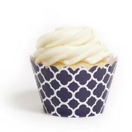 Dress My Cupcake Lavender Spanish Tile Cupcake Wrappers, Set of 12 N14