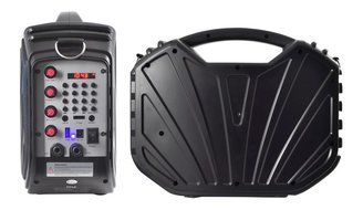Pyle Portable Speaker karaoke PA System - Bluetooth Flashing DJ Lights, Built-in Rechargeable Battery, Wireless...