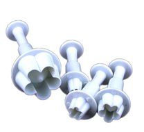 Ostart 4x Plum Blossom Fondant Cake Biscuit Sugarcraft Plunger Cutter Craft Mold Tool