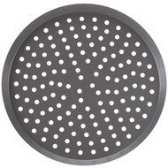 American Metalcraft CAR17HCP 17" Perforated Hard Coat Anodized Aluminum CAR Pizza Pan N3