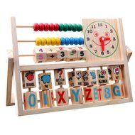 Abacus Wooden Toys &#65292;BeautyVan Kids Learning Versatile Flap Abacus Wooden Toys