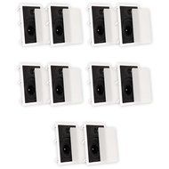 Theater Solutions TS80W In Wall 8" Speakers Surround Sound Home Theater 5 Pair Pack