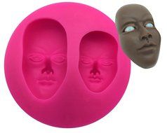 Okallo Products Face Molds for Candy Cake Decorations - Silicone Head Mold N2