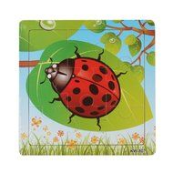 Ladybug Puzzles Toys &#65292;BeautyVan Wooden Ladybug Jigsaw Toys For Kids Education And Learning Puzzles Toy