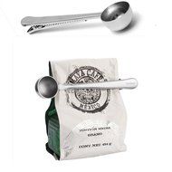 Yafeco 2PCS Spoon &amp; Clip | Premium Stainless Steel Tbsp |Yafeco 2Pcs Stylish Design with Bag Sealing Clip to keep...