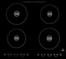 Summit SINC424220 23" Smoothtop Electric Induction Cooktop With 4 Cooking Zones Electronic Touch Controls Child...